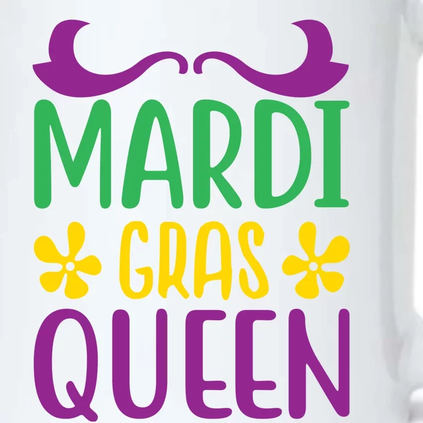 Mardi Gras Queen Black Color Changing Mug