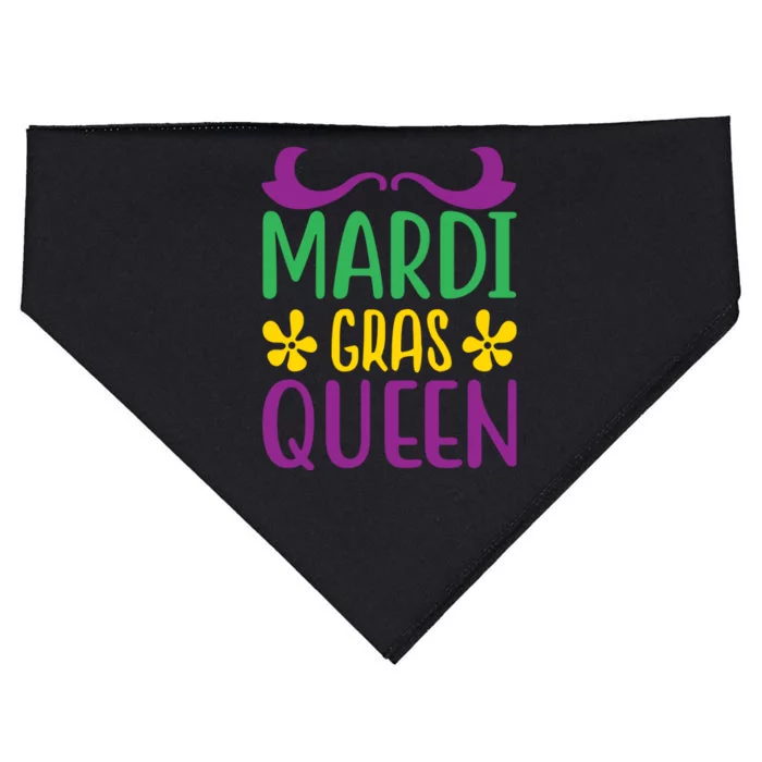 Mardi Gras Queen USA-Made Doggie Bandana