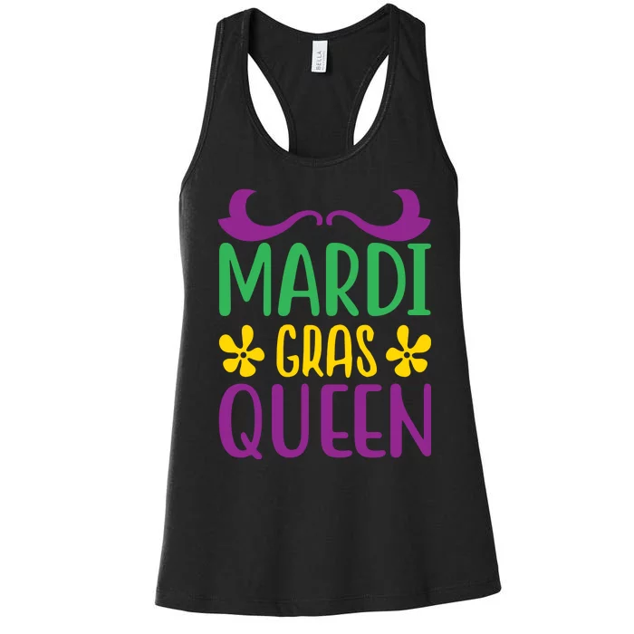 Mardi Gras Queen Women's Racerback Tank