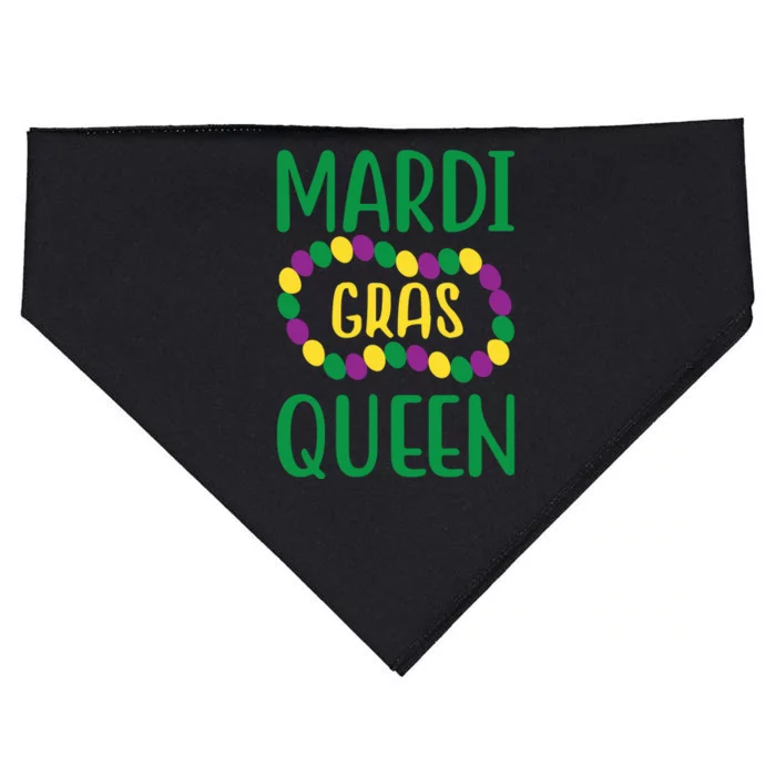 Mardi Gras Queen USA-Made Doggie Bandana