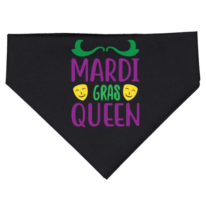 Mardi Gras Queen USA-Made Doggie Bandana