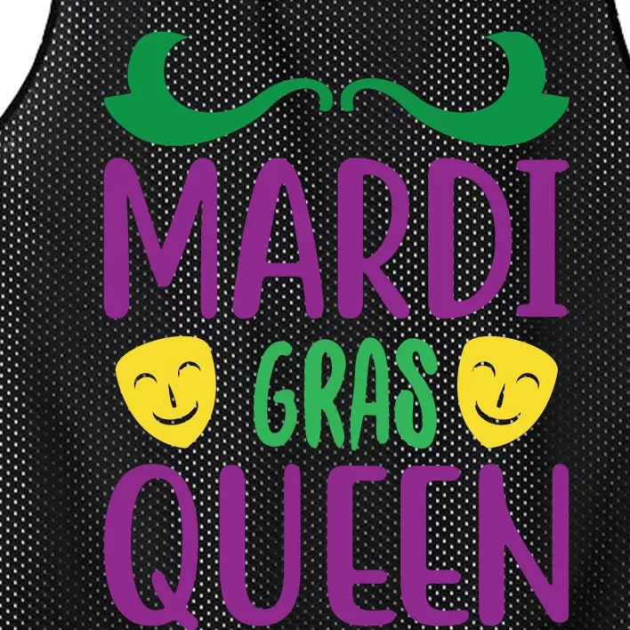 Mardi Gras Queen Mesh Reversible Basketball Jersey Tank