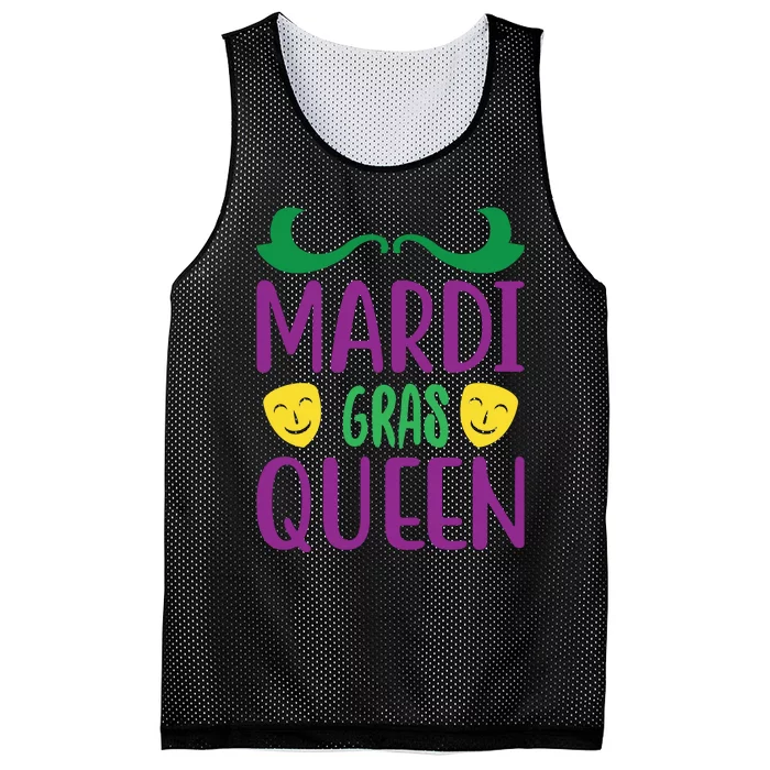 Mardi Gras Queen Mesh Reversible Basketball Jersey Tank