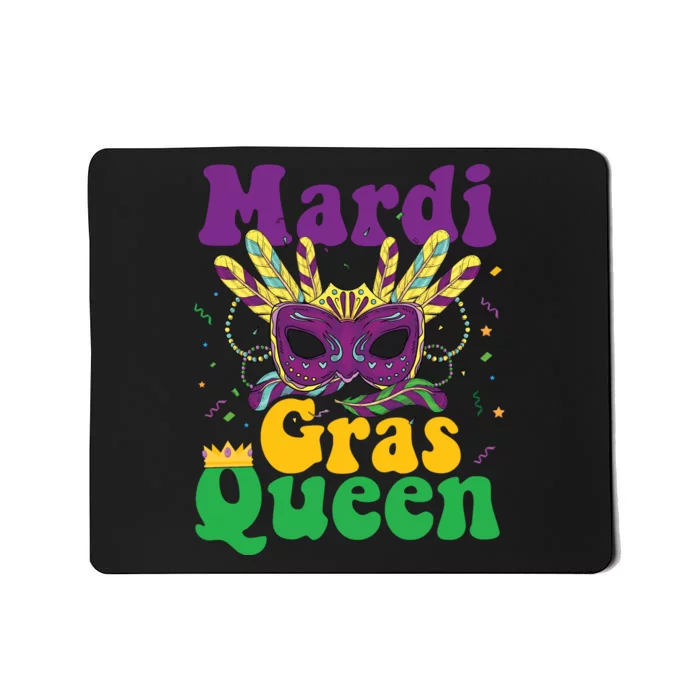 Mardi Gras Queen Funny Costume Mardi Gras Mousepad