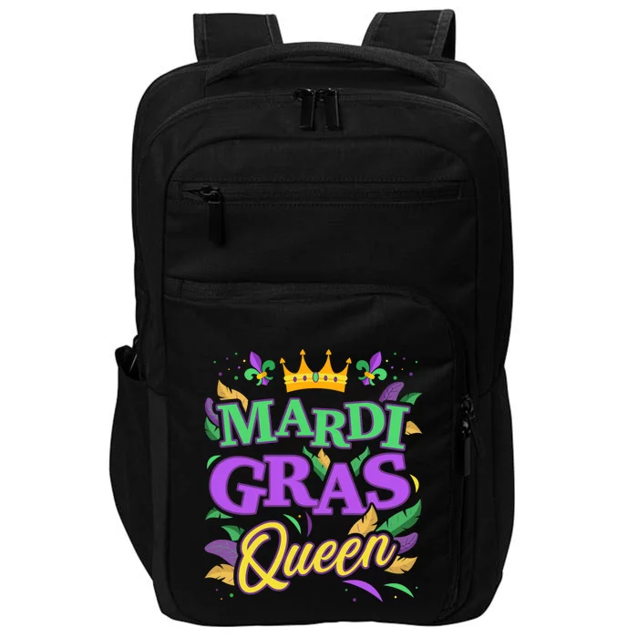 Mardi Gras Queen For New Orleans Carnival Costume Gift Impact Tech Backpack