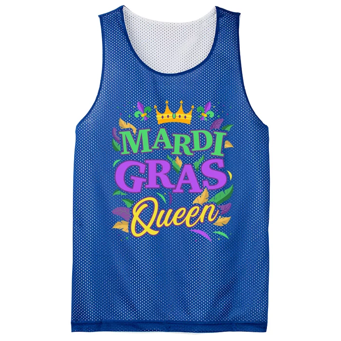 Mardi Gras Queen For New Orleans Carnival Costume Gift Mesh Reversible Basketball Jersey Tank