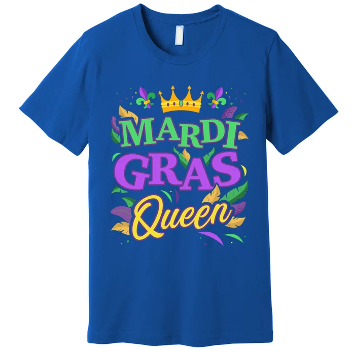 Mardi Gras Queen For New Orleans Carnival Costume Gift Premium T-Shirt