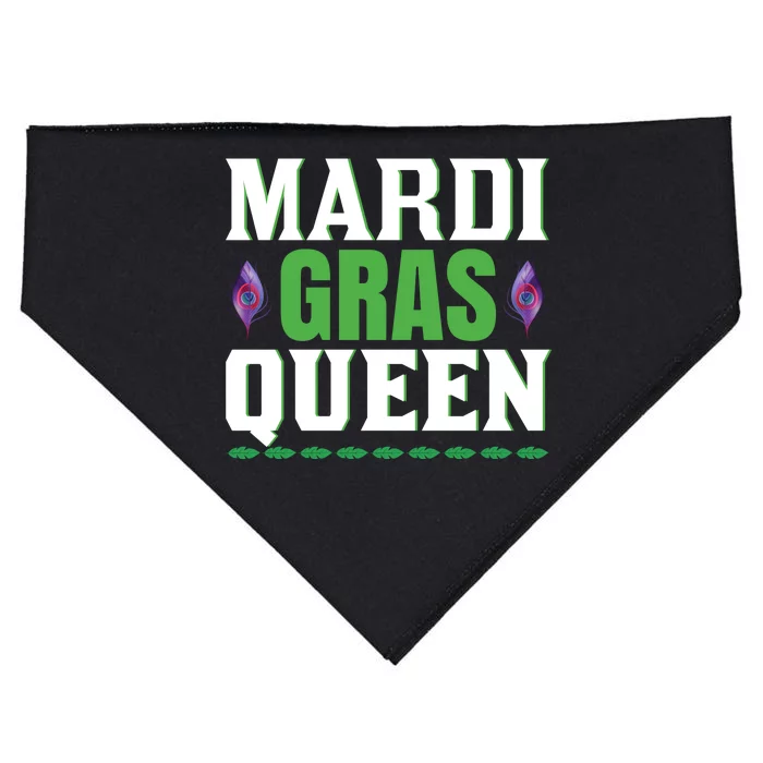 Mardi Gras Queen USA-Made Doggie Bandana