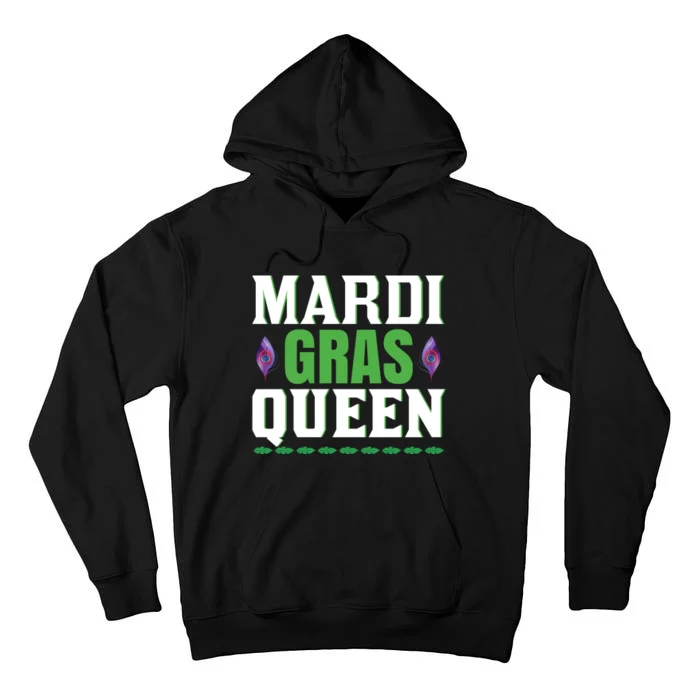 Mardi Gras Queen Tall Hoodie