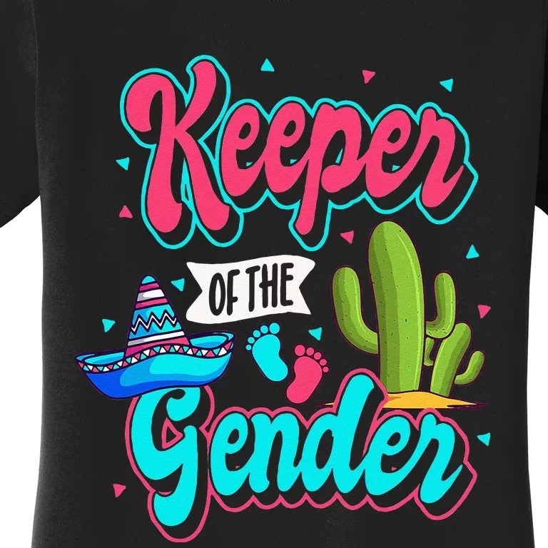 Mexican Gender Reveal Cinco De Mayo Baby Shower Party Fiesta Women's T-Shirt