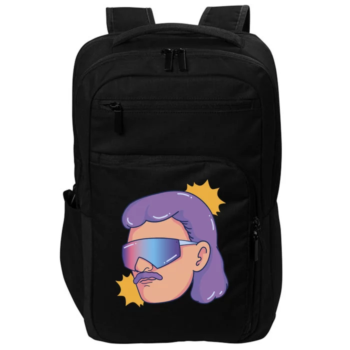 Mullet Guy Retro Impact Tech Backpack