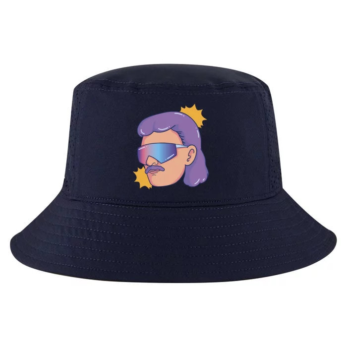 Mullet Guy Retro Cool Comfort Performance Bucket Hat