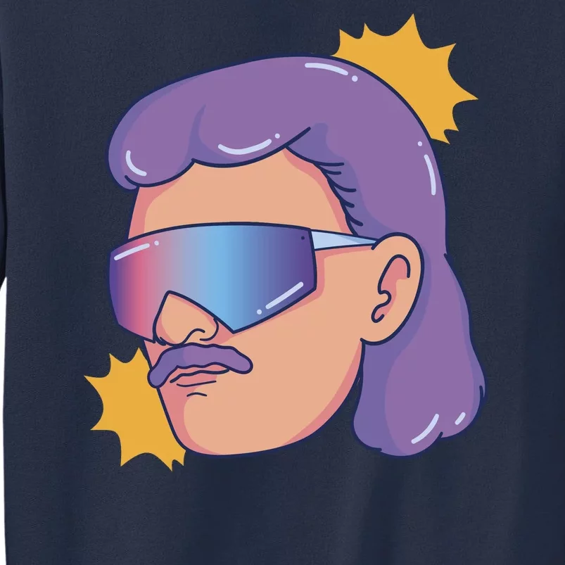 Mullet Guy Retro Sweatshirt