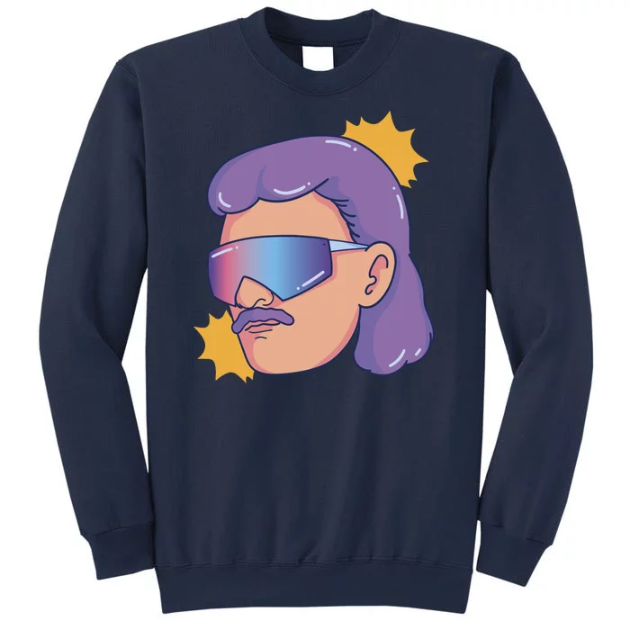 Mullet Guy Retro Sweatshirt