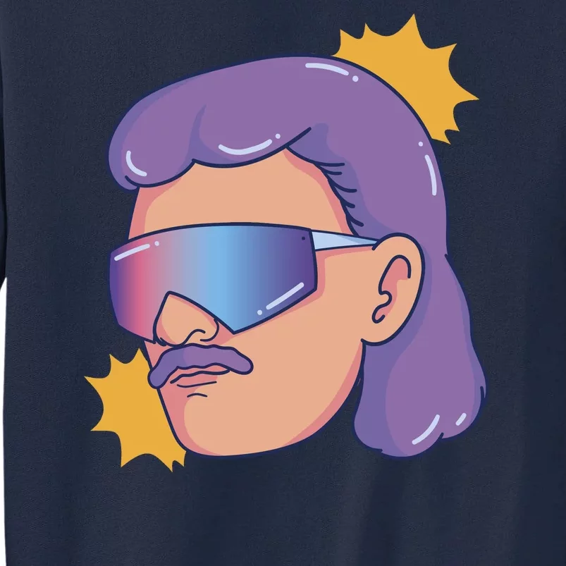 Mullet Guy Retro Tall Sweatshirt