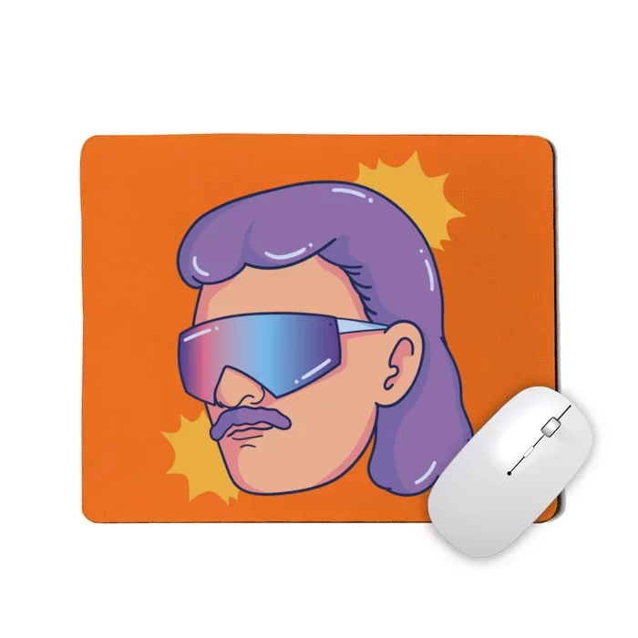 Mullet Guy Retro Mousepad