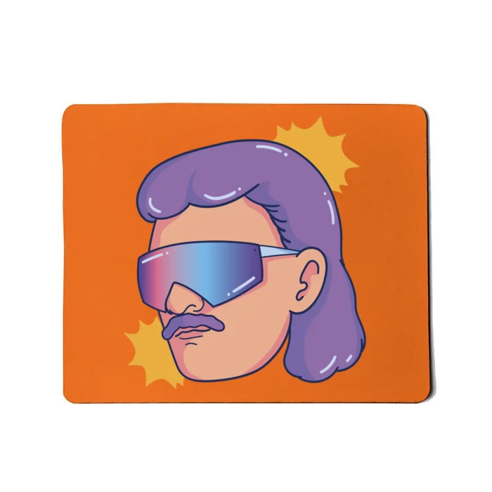 Mullet Guy Retro Mousepad