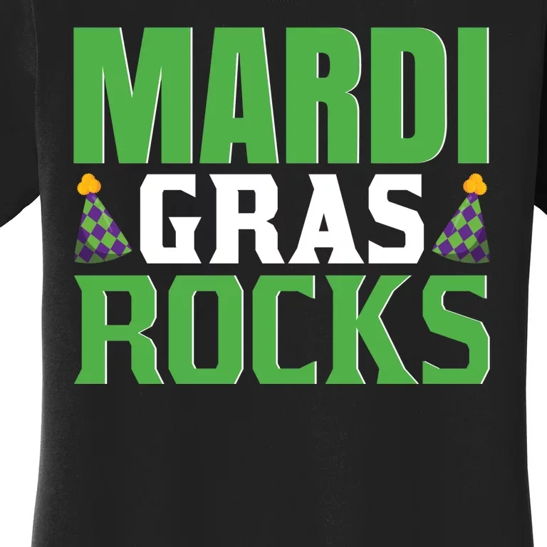 Mardi Gras Rocks Women's T-Shirt