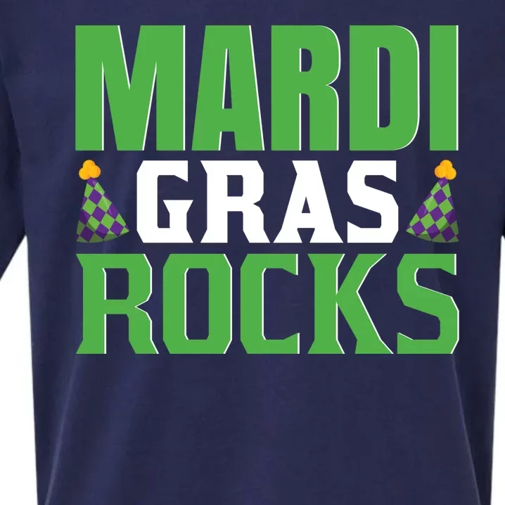 Mardi Gras Rocks Sueded Cloud Jersey T-Shirt