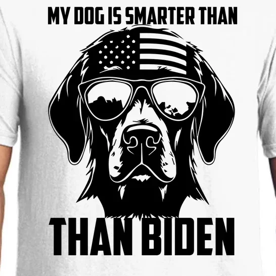 My Golden Retriever Dog Is Smarter Than Your President Biden Pajama Set