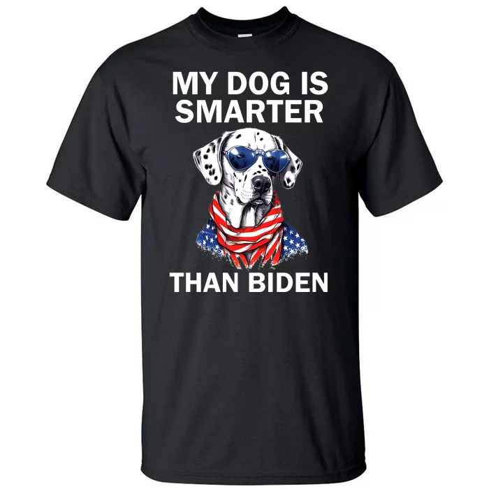 My Golden Retriever Dog Is Smarter Than Your President Biden Tall T-Shirt