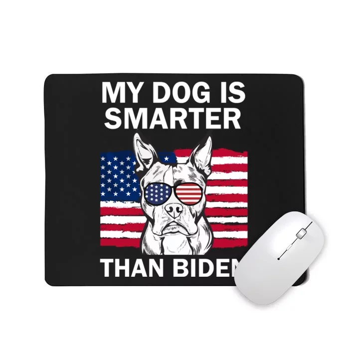 My Golden Retriever Dog Is Smarter Than Your President Biden Mousepad