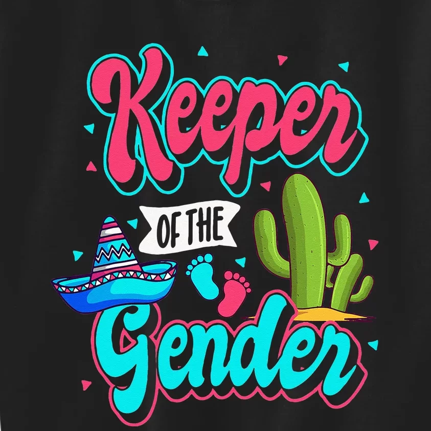 Mexican Gender Reveal Cinco De Mayo Baby Shower Party Fiesta Kids Sweatshirt