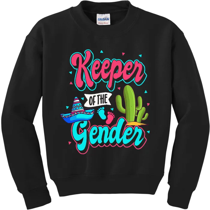 Mexican Gender Reveal Cinco De Mayo Baby Shower Party Fiesta Kids Sweatshirt