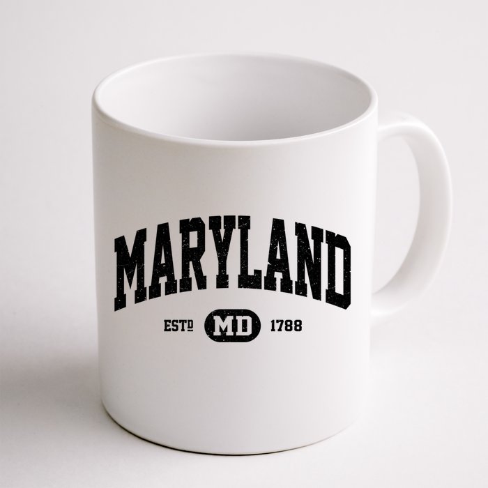 Maryland Gift Retro Vintage Maryland Gift Funny Gift Front & Back Coffee Mug