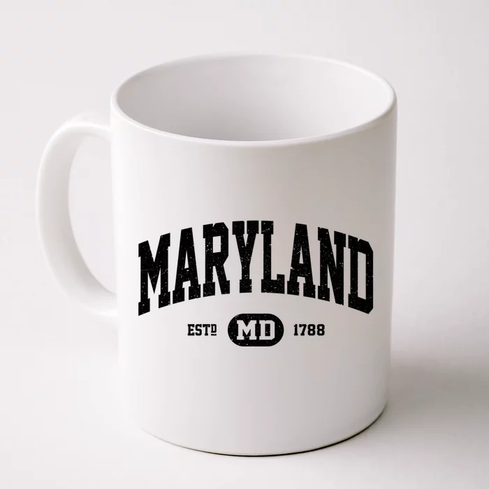 Maryland Gift Retro Vintage Maryland Gift Funny Gift Front & Back Coffee Mug