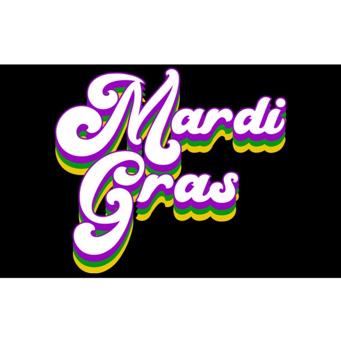 Mardi Gras Retro Festive Celebration Bumper Sticker