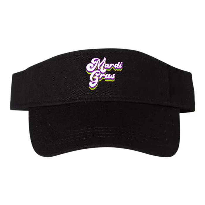 Mardi Gras Retro Festive Celebration Valucap Bio-Washed Visor