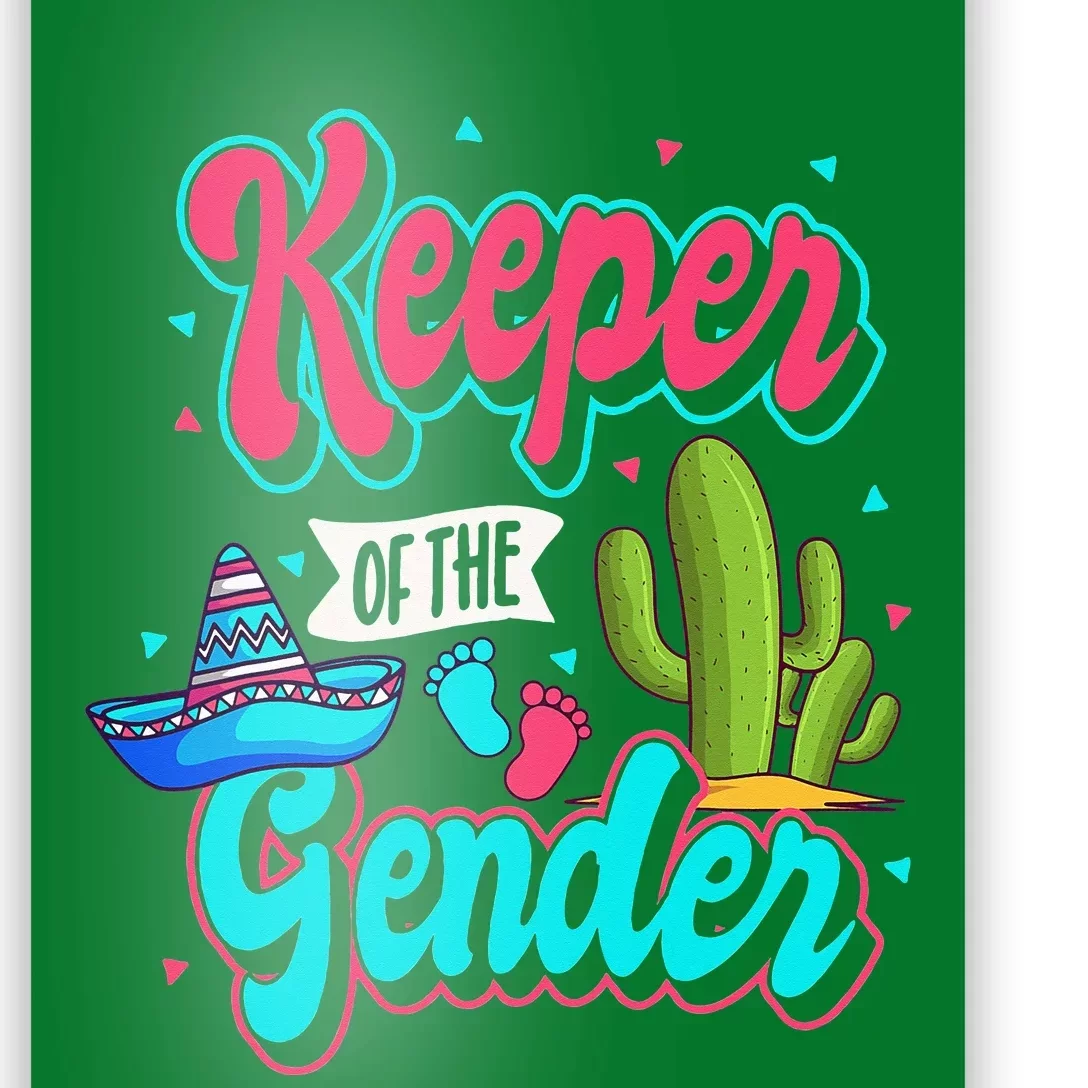 Mexican Gender Reveal Cinco de Mayo Baby Shower Party Fiesta Poster