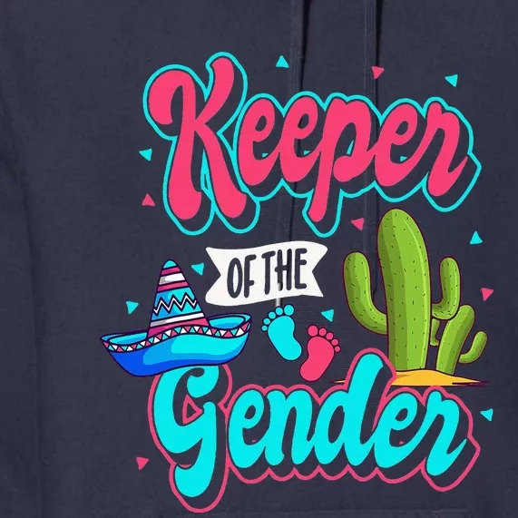 Mexican Gender Reveal Cinco de Mayo Baby Shower Party Fiesta Premium Hoodie