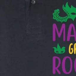 Mardi Gras Rocks Softstyle Adult Sport Polo