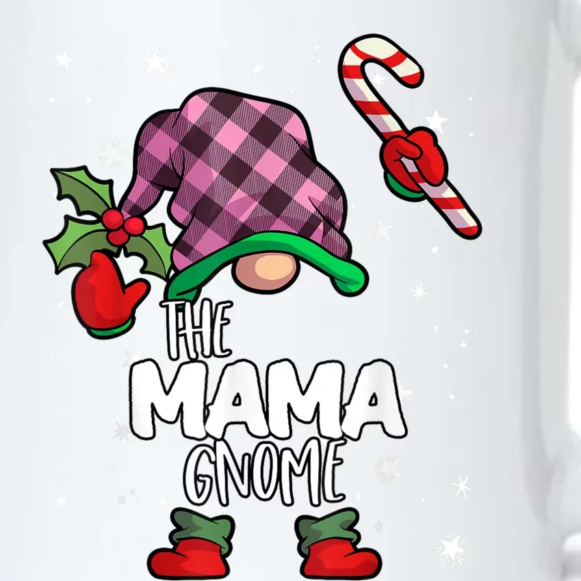 Mama Gnome Red Buffalo Plaid Matching Family Christmas Black Color Changing Mug