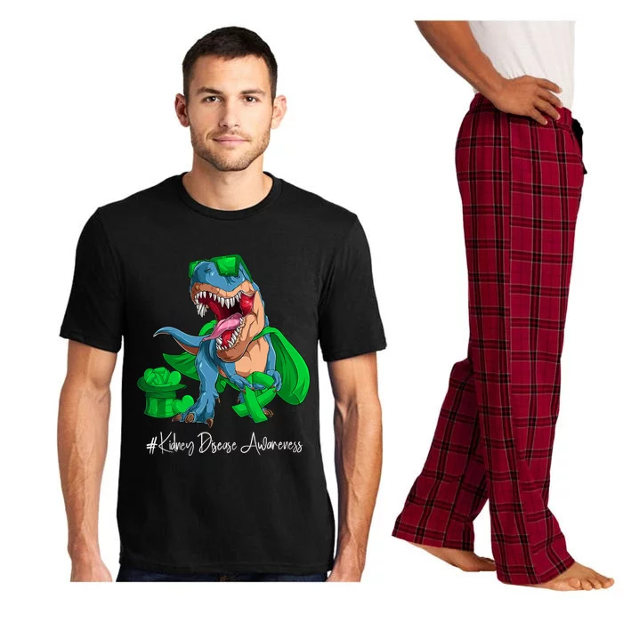 Month Green Ribbon Trex Pajama Set