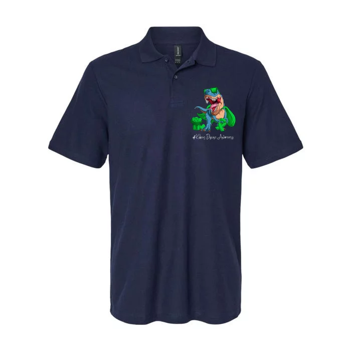 Month Green Ribbon Trex Softstyle Adult Sport Polo