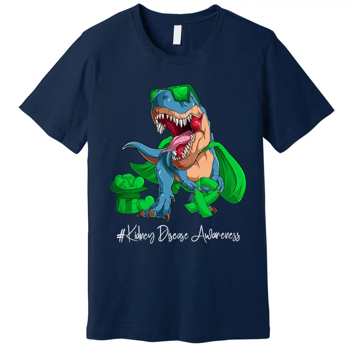 Month Green Ribbon Trex Premium T-Shirt