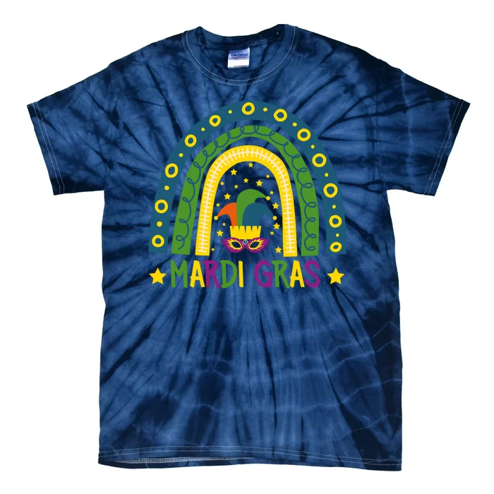 Mardi Gras Rainbow Tie-Dye T-Shirt