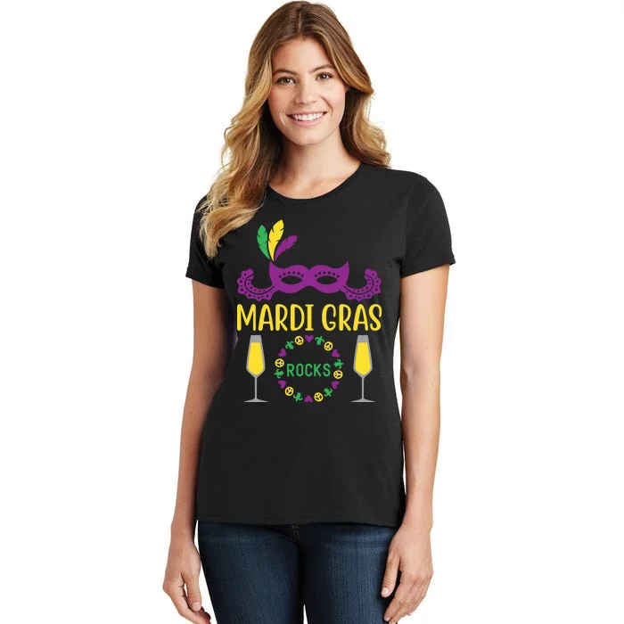 Mardi Gras Rocks Women's T-Shirt