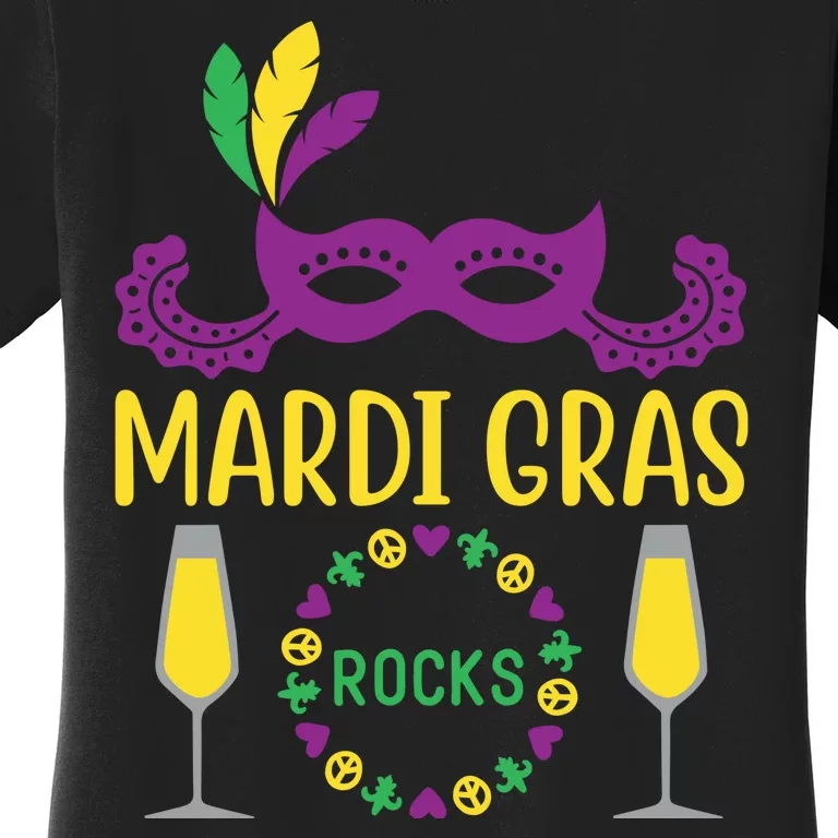 Mardi Gras Rocks Women's T-Shirt