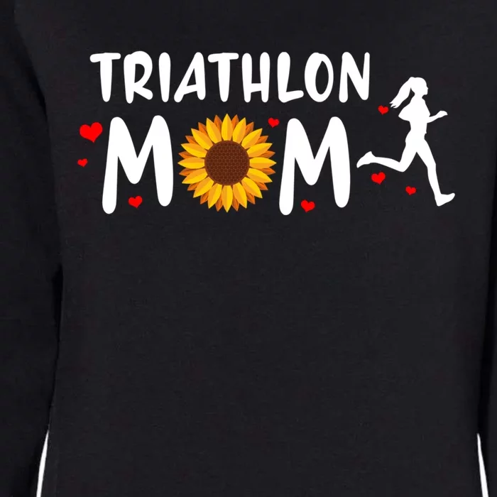 Mom Graphic Run Bike Swim Triathlon Triathlete Sports Funny Gift Womens California Wash Sweatshirt