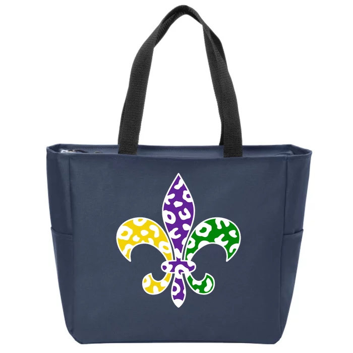 Mardi Gras Royalty Festival Zip Tote Bag