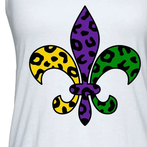 Mardi Gras Royalty Festival Ladies Essential Flowy Tank