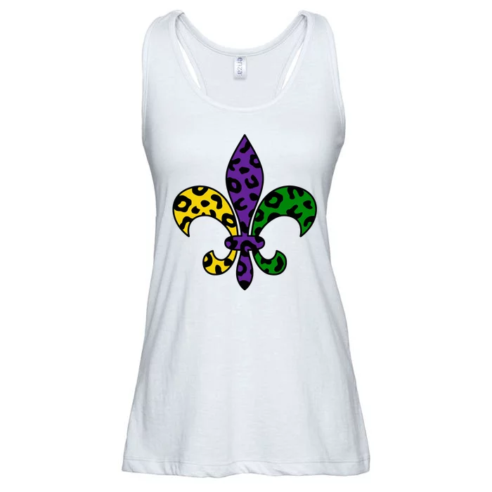 Mardi Gras Royalty Festival Ladies Essential Flowy Tank