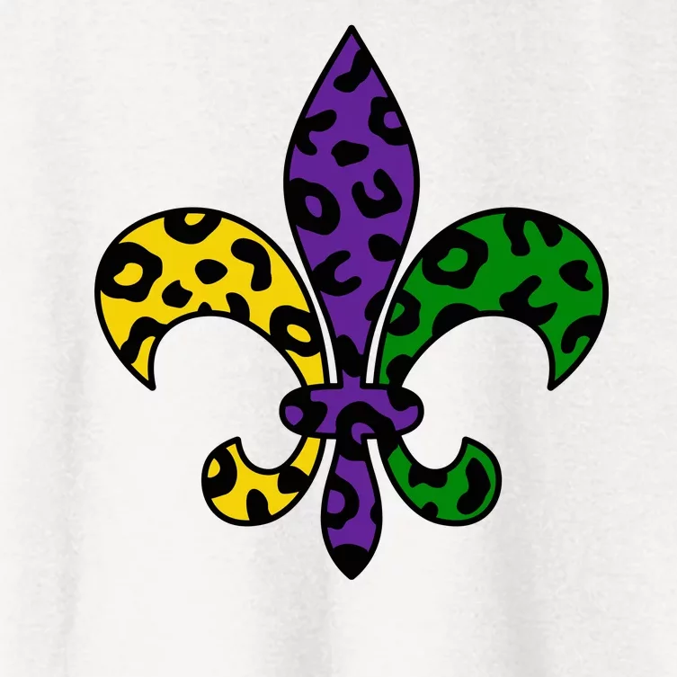 Mardi Gras Royalty Festival Women's Crop Top Tee