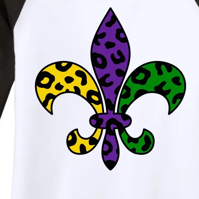 Mardi Gras Royalty Festival Women's Tri-Blend 3/4-Sleeve Raglan Shirt