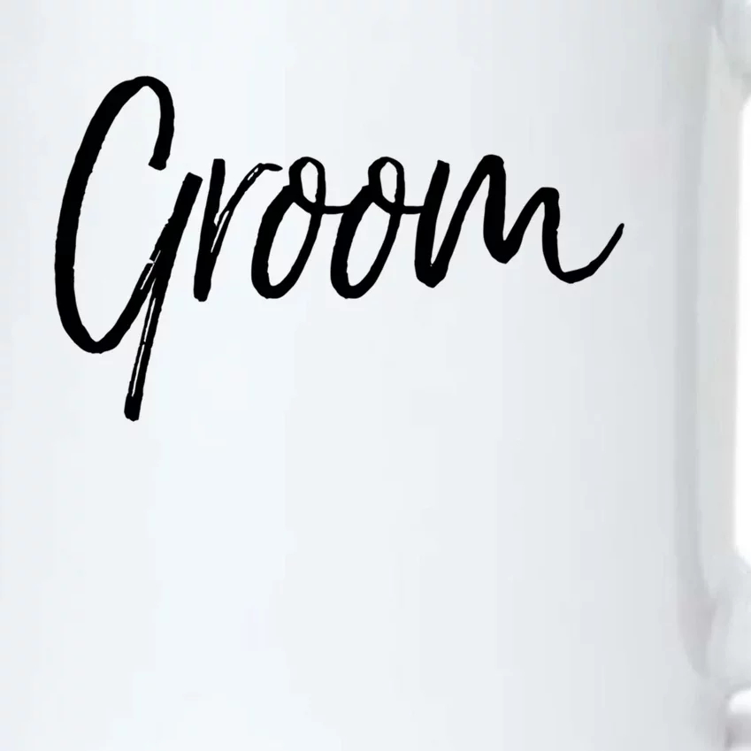 Matching Getting Ready Bride And Groom Wedding Funny Gift Groom Gift Black Color Changing Mug