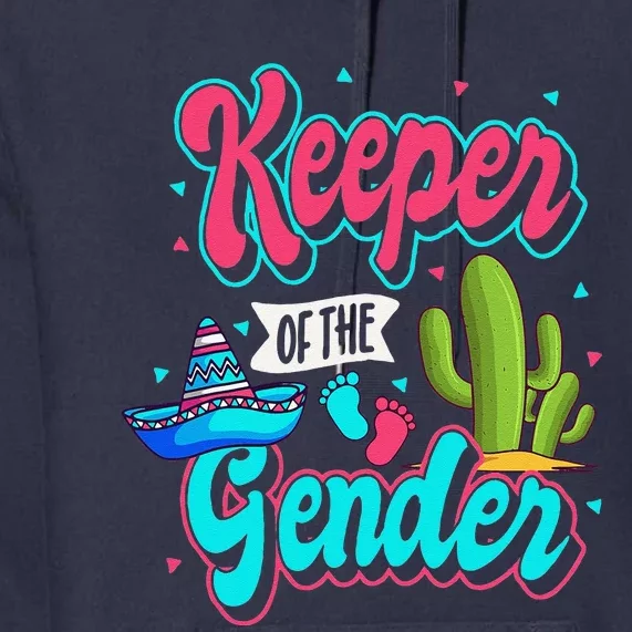 Mexican Gender Reveal Cinco De Mayo Baby Shower Party Fiesta Premium Hoodie